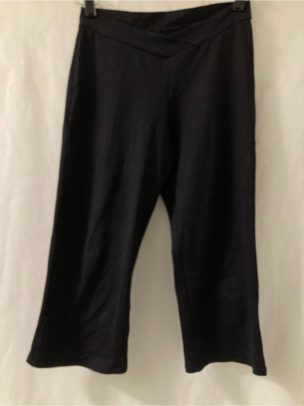 MotionWear Black Dance Yoga Flare Pants Medium Adult